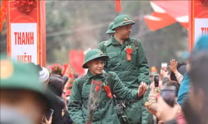 Tân binh có trình độ đại học thực hiện nghĩa vụ Công an nhân dân đạt tỷ lệ cao