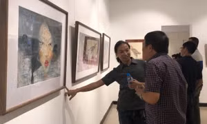 'Góp dó 2': Tình yêu hội họa và niềm đam mê gửi vào giấy dó