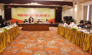 Ủy ban Pháp luật của Quốc hội họp phiên toàn thể lần thứ 15