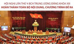 Hội nghị Trung ương 4 khóa XIII hoàn thành toàn bộ nội dung, chương trình đề ra