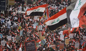 Tuần hành lớn tại Iraq yêu cầu Mỹ rút quân khỏi nước này