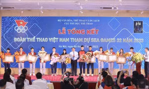 Lễ tổng kết Đoàn Thể thao Việt Nam tham dự SEA Games 32