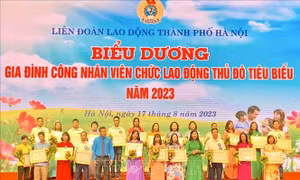 Nhân lên những mái ấm 'Gia đình công nhân viên chức, lao động Thủ đô tiêu biểu'