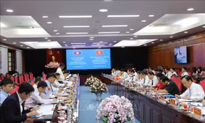 Đoàn công tác Quốc hội Lào thăm, làm việc tại Sơn La