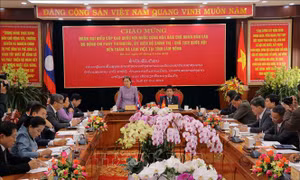 Chủ tịch Quốc hội Lào thăm và làm việc tại Lâm Đồng