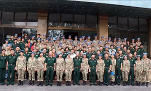Cục Gìn giữ hòa bình Việt Nam tổ chức Giao lưu 'Những cánh chim hòa bình'