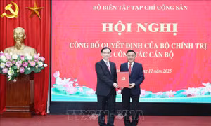 Đồng chí Dương Trung Ý giữ chức Tổng Biên tập Tạp chí Cộng sản