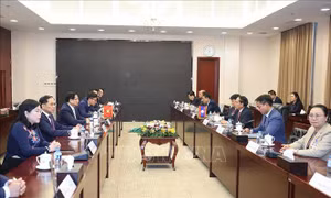 Thủ tướng Chính phủ Phạm Minh Chính tiếp Thường trực Ban Bí thư, Phó Chủ tịch nước Lào