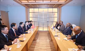 Thủ tướng Phạm Minh Chính hội kiến Tổng thống Liên bang Comoros