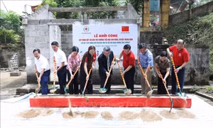 Hợp tác quốc tế xây dựng bếp ăn bán trú cho trường học ở Lạng Sơn