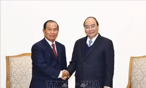 Thủ tướng Nguyễn Xuân Phúc tiếp Bộ trưởng Tư pháp Lào