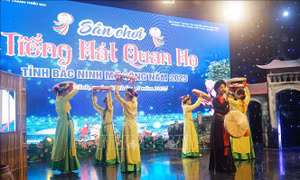 Vun đắp tình yêu Quan họ với thiếu niên, nhi đồng