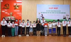 Quảng Ngãi: Tuyên dương cháu ngoan Bác Hồ và thiếu nhi dân tộc thiểu số tiêu biểu