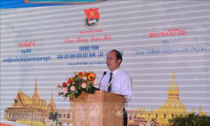 Lãnh đạo TP Hồ Chí Minh gặp gỡ sinh viên Lào, Campuchia nhân dịp Tết cổ truyền