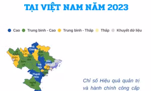 Chỉ số hiệu quả Quản trị và Hành chính công cấp tỉnh tại Việt Nam năm 2023