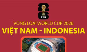 Vòng loại World Cup 2026: Việt Nam - Indonesia