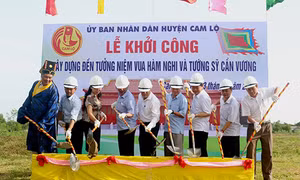 Xây dựng Đền tưởng niệm vua Hàm Nghi tại Di tích Quốc gia Tân Sở