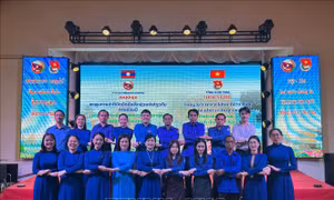 Tăng cường phối hợp giữa các cấp Hội tỉnh Kon Tum với tỉnh Sê Kông (Lào)