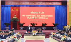 Tổng Bí thư Tô Lâm: Phát triển Gia Lai trở thành tỉnh khá của khu vực Duyên hải miền Trung – Tây Nguyên