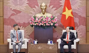 Chủ tịch Quốc hội Trần Thanh Mẫn tiếp Đại sứ Ấn Độ tại Việt Nam