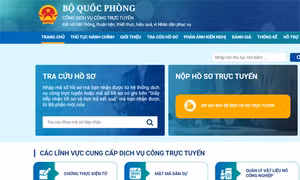 Bộ Quốc phòng dẫn đầu các bộ, ngành về Hệ thống thông tin giải quyết thủ tục hành chính