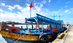Tạm giữ tàu vận chuyển hơn 100.000 lít dầu trái phép trên biển