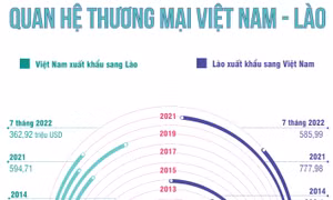 Quan hệ thương mại Việt Nam - Lào phát triển tích cực