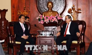 Lãnh đạo Thành phố Hồ Chí Minh tiếp Thống đốc tỉnh Yamanashi, Nhật Bản