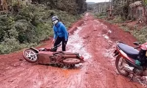 Mấy chục năm khốn khổ vì con đường lầy lội ở Thống Nhất, Bình Phước
