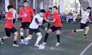 Giao lưu thể thao kỷ niệm 60 năm chuyên gia Công an Việt Nam tại Lào