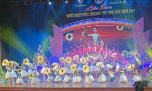 Liên hoan Nghệ thuật thiếu nhi 'Khúc hát hòa bình - Chắp cánh ước mơ'