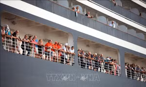 Dịch COVID-19: 781 hành khách trên tàu MS Westerdam rời Campuchia trong ngày 20/2