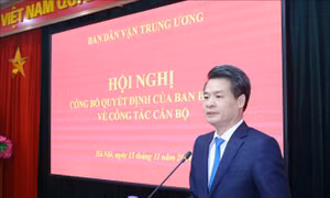 Ông Nguyễn Quang Đức giữ chức Phó Trưởng Ban Dân vận Trung ương