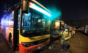 Xe buýt Bắc Ninh phục vụ xuyên Tết Nguyên đán Giáp Thìn