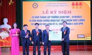 Trường Đại học Hồng Đức kỷ niệm 25 năm thành lập