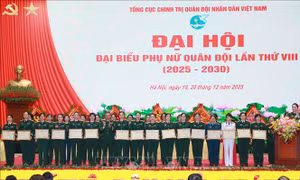 Tuyên dương 85 tập thể, cá nhân xuất sắc trong phong trào phụ nữ Quân đội