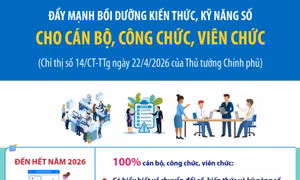 Đẩy mạnh bồi dưỡng kiến thức, kỹ năng số cho cán bộ, công chức, viên chức