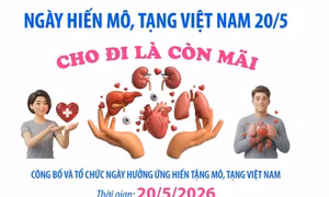 Ngày Hiến mô, tạng Việt Nam 20/5: Cho đi là còn mãi