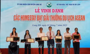 Vĩnh Long: Vinh danh các homestay đạt Giải thưởng du lịch ASEAN