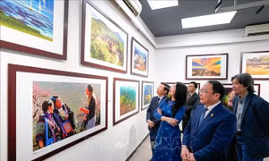 Khai mạc Triển lãm ảnh Mừng Đảng, Mừng Xuân và thành công Đại hội XIV của Đảng