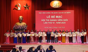Bế giảng Hội thi giảng viên giỏi lần thứ VI - năm 2025 của Học viện Chính trị quốc gia Hồ Chí Minh
