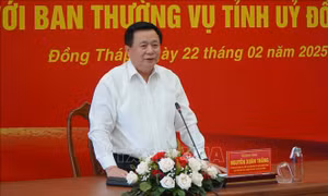 Công bố quyết định kiểm tra của Bộ Chính trị đối với Ban Thường vụ Tỉnh ủy Đồng Tháp