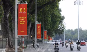 Hà Nội: Trang trí, cổ động trực quan kỷ niệm 78 năm ngày Quốc khánh