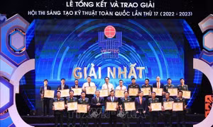 84 công trình xuất sắc nhận Giải thưởng Sáng tạo kỹ thuật toàn quốc lần thứ 17