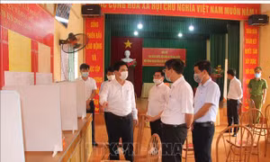 Triển khai các biện pháp bảo đảm an ninh trật tự trong Ngày bầu cử