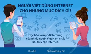 Người Việt dùng Internet cho những mục đích gì?