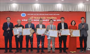 85 tác phẩm được trao Giải thưởng Văn học nghệ thuật năm 2025