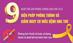 9 biện pháp phòng tránh và giảm nguy cơ mắc bệnh ung thư