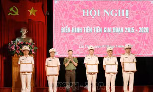 Công an Lai Châu biểu dương các điển hình tiên tiến giai đoạn 2015-2020