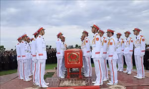 Cử hành trọng thể Lễ an táng Chủ tịch nước Trần Đại Quang tại quê hương Ninh Bình